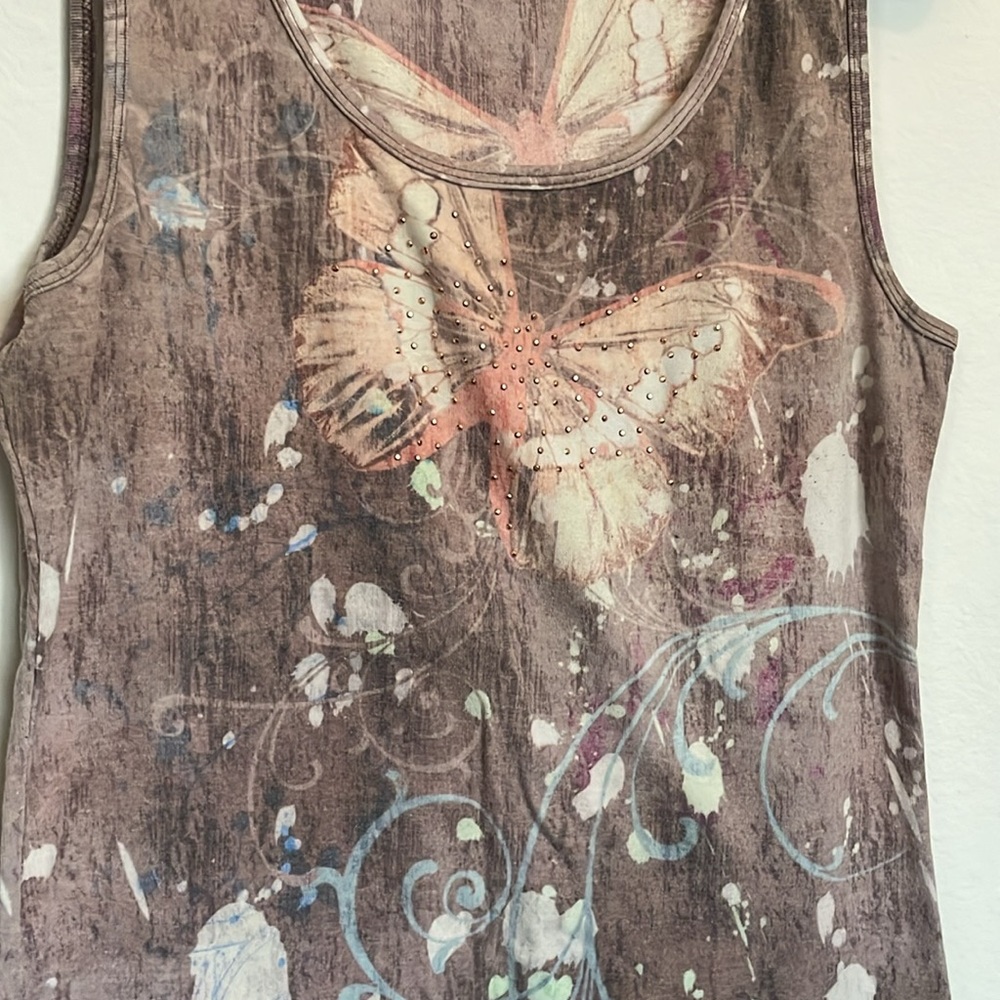Y2K butterfly tank top 🫶